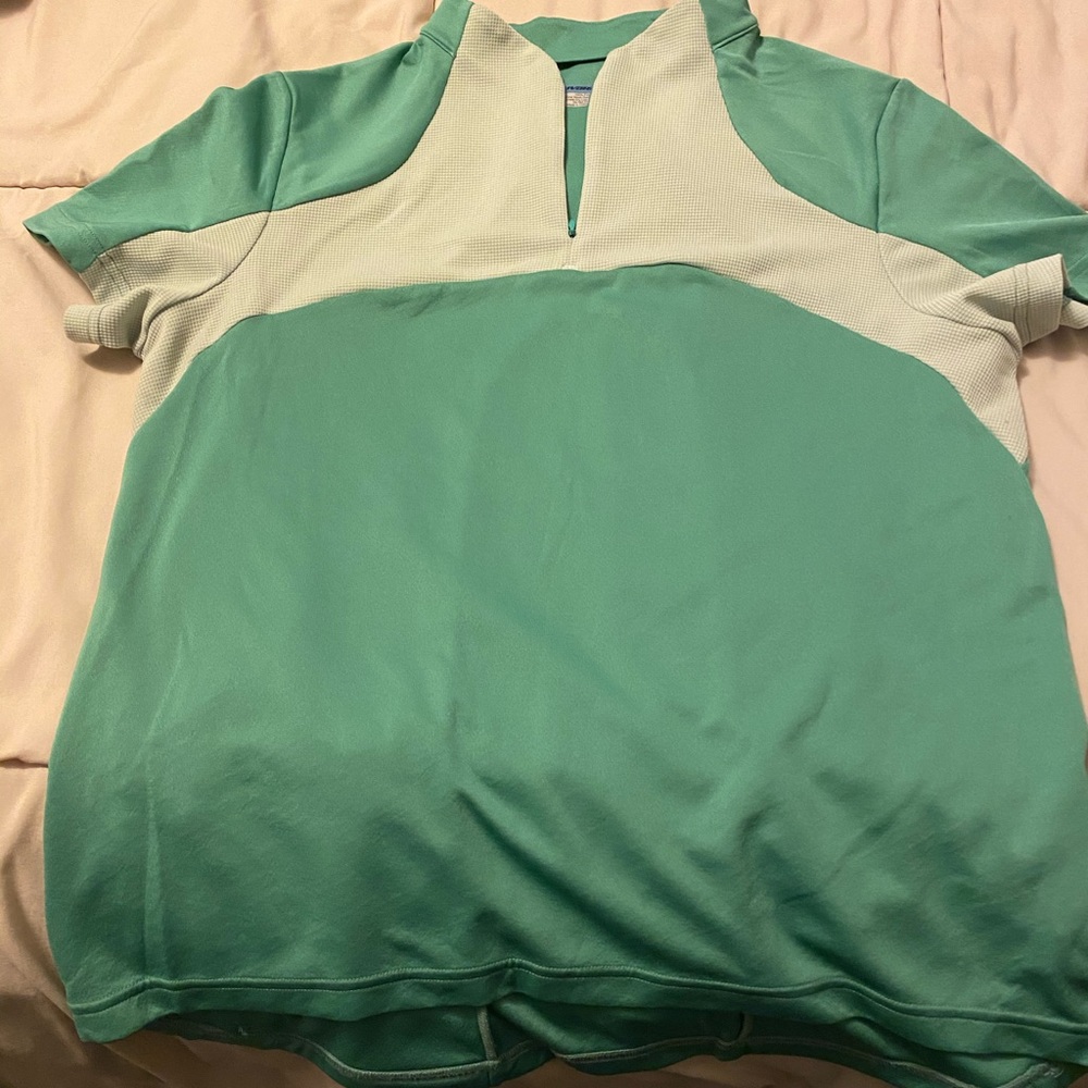 Green bike jersey